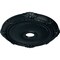 Ekena Millwork Heaton Ceiling Medallion (Fits Canopies up to 6 1/2"), 27 1/2"OD x 3 7/8"ID x 2 1/4"P, Night Shade CM27HENSF - alternate 2